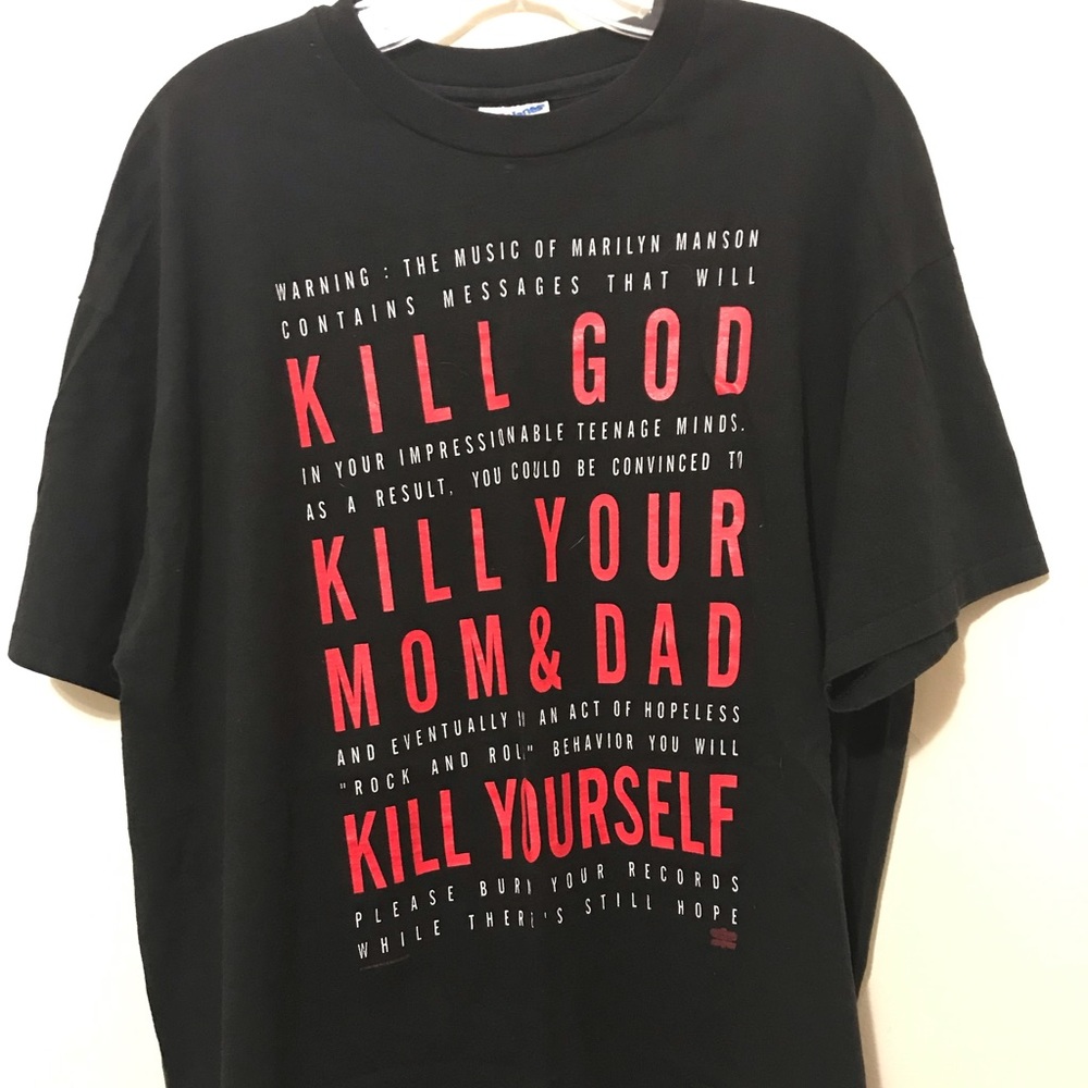 Vintage Marilyn Manson God T-Shirt Men’s Size XL